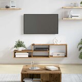  ZidniTVstalak 120x25x28 5cm Konstruirano drvo | shoptok.hr