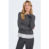 Only Pulover 'ONLDOLLY' temno siva / bela | Shoptok.si
