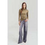 Legendww zenske sive wide leg farmerke sa visokim strukom -model 245 | ePonuda.com