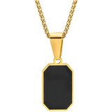 IZMAEL Ogrlica TI-34224 - Zlata / Črna | Shoptok.si