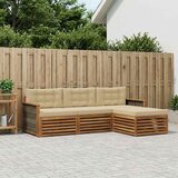 Set vanjskih sofa 4 kom. Prirodna i bež | shoptok.hr