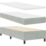  Krevet s opruga kutije Svijetlo siva 80 x 200 cm Baršun | shoptok.hr