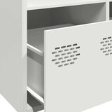  Visoka omara - Komoda - Predalnik bela 68x39x103,5 cm jeklo, (21717263) | Shoptok.si