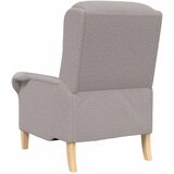  Fotelja Svjetlosiva Mekani Sherpa materijal | shoptok.hr