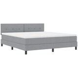  s opruga kutije Svijetlo siva 180 x 200 cm tkanina | shoptok.hr
