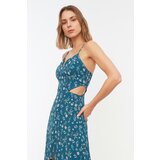 Trendyol multicolored slit detailed floral pattern dress | ePonuda.com