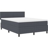  Krevet s box springom s madracem tamnosivi 160x200 cm baršunasta tkanina | shoptok.hr