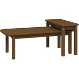  2-dijelni set stolića za kavu boja meda od masivne borovine | shoptok.hr