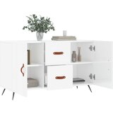  Komoda sjajna bijela 100x36x60 cm od konstruiranog drva | shoptok.hr