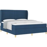  Box Spring Postelja z Vzmetnico Modra 180x200 cm, (22051824) | Shoptok.si