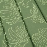  Jastuk za ležaljku s uzorkom lišća od tkanine Oxford Zelena 200 x 60 x 4 cm | shoptok.hr