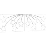 vidaXL Božićna zvijezda s 432 LED svjetlima Šareni 180 x 57 cm PVC | shoptok.hr