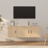  2-dijelni set TV ormarića boja hrasta sonome konstruirano drvo | Eponuda.ba