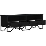 TV ormarić crni 122 x 34 x 41 cm od konstruiranog drva | shoptok.hr