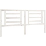Maison Chic posteljno vzglavje - vzglavna omarica - nočna omarica belo 186x4x100 cm trdna borovina, (21706310) Cene