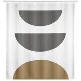  Zavjesa za tuš Mahan (Š x V: 180 x 200 cm, Sivo smeđa) | shoptok.hr