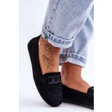 Boto Women's Stylish Suede Loafers Black Rabell | Shoptok.si