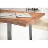 MID.YOU Pisalna Miza Akazie, Pravi Les, 180x90cm | Shoptok.si