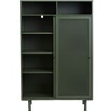 Unique Furniture Tamno zeleni metalni ormarić s kliznim vratima 90x140x40 cm Veep – | shoptok.hr