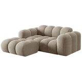 Cosmopolitan Design Svjetlo smeđa kutna garnitura od šenila (s lijevim kutom/s ležaljkom) Treno – | shoptok.hr