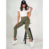 DStreet Spodnie damskie jeansowe NOEL zielone | Shoptok.si