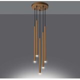  Sollux SL.1174 - Luster na sajli PASTELO 5xG9/8W/230V zlatna | Eponuda.com