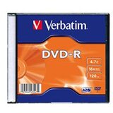  DVD-R, VERBATIM,4,7 GB,16X,MATT SILVER... Cijene
