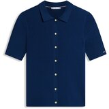 Tommy Hilfiger Pletena jopa mornarska Cene