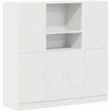 vidaXL Komplet kuhinjskih omaric 3-delni bel inženirski les, (21814402) | Shoptok.si