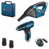 Bosch set akumulatorskih alata GSB 120 LI + GAS 12V, 2x2.0Ah 0615990M45 Cene