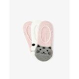 Koton 3-Piece Cat Printed Ballet Socks Set cene