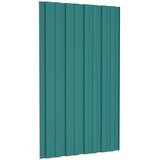 Krovni panel 12 pcs Zelena 80 x 45 cm Pocinčani čelik | shoptok.hr