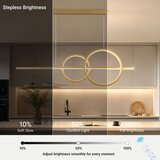Brilagi LED prigušiva luster na sajli SIGNATURE LED/53W/230V 120 cm zlatna + daljinski upravljač | Eponuda.com