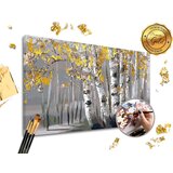 Slikanje po brojevima PREMIUM GOLD - Brezin šumarak