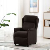  Naslonjač na ležanje Temno rjava 67.5 x 93.5 x 101.5 cm blago, (5000043404) | Shoptok.si