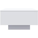  Stolić za kavu s LED svjetlima bijeli 55 x 55 x 31 cm | shoptok.hr