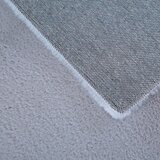 XXXL Preproga Z Visokim Florom Pouffy, Srebrna, 200x290cm | Shoptok.si