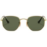 Ray-ban Unisex sunčane naočale Ray Ban RB 3548N SN Hexagonal Flat Lenses XL Green (zelene) Cijene