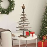  Božično drevo z stojalom Rjava 90 cm Trdna tikovina, (5000066060) | Shoptok.si