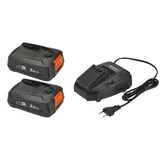 punjač za baterije i dve baterije 18V 2,5AH P4A set ga 14907-20
