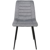 XORA stol, kovina, tekstil črna, temno siva | Shoptok.si
