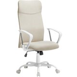 Songmics ergonomski pisarniški stol bež | Shoptok.si