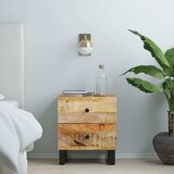  Noćni ormarići 2 kom 40 x 33 x 46 cm Crna | shoptok.hr