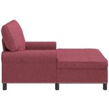  Ležaljka s jastukom Vinska crvena 91 x 157 x 91 cm tkanina | Eponuda.com