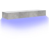 TV ormarići s LED svjetlima 2 kom Siva betona 60x35x15,5 cm | Eponuda.com