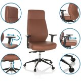 MID.YOU Pisarniški Stol Vitoro Eco, Rjava | Shoptok.si
