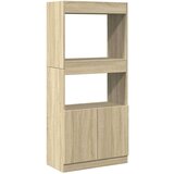 vidaXL Visoka omara sonoma hrast 63x33x140 cm inženirski les | Shoptok.si