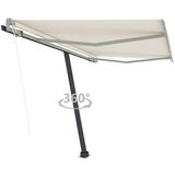 vidaXL Prostostoječa avtomatska tenda 300x250 cm krem Cene