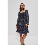 Marisse Patterned Dress L-Su-3717 Navy | Eponuda.ba