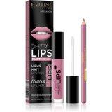 Eveline OH! my LIPS Matt set za ustnice 03 Rose Nude Cene